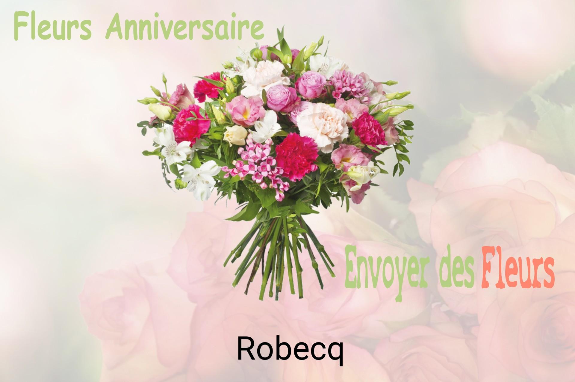 Bouquet de fleurs d’anniversaire livré à Robecq